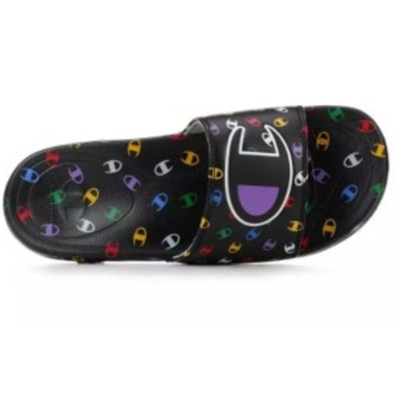 Champion MEGA TOSS C Pop MULTI Women's Slides New in Box w/Tags - Picture 2 of 11